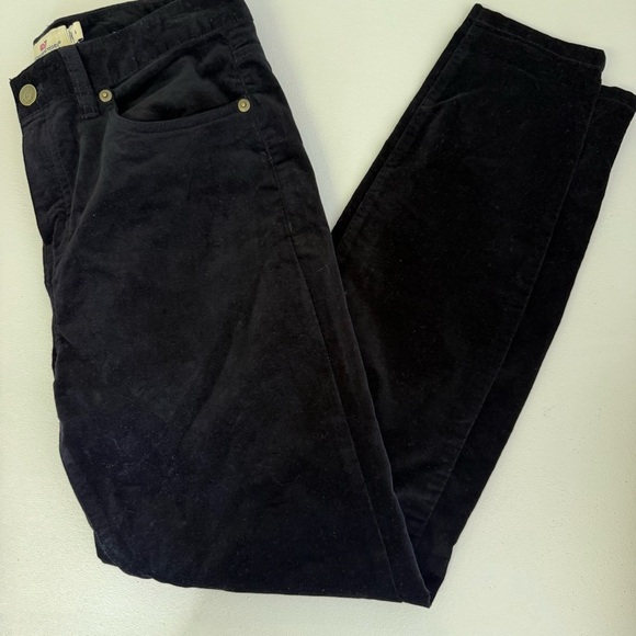 Vineyard Vines Women’s Velvet High-Rise Pants Size 4 Jet Black NWT $118 Retail - Picture 5 of 7